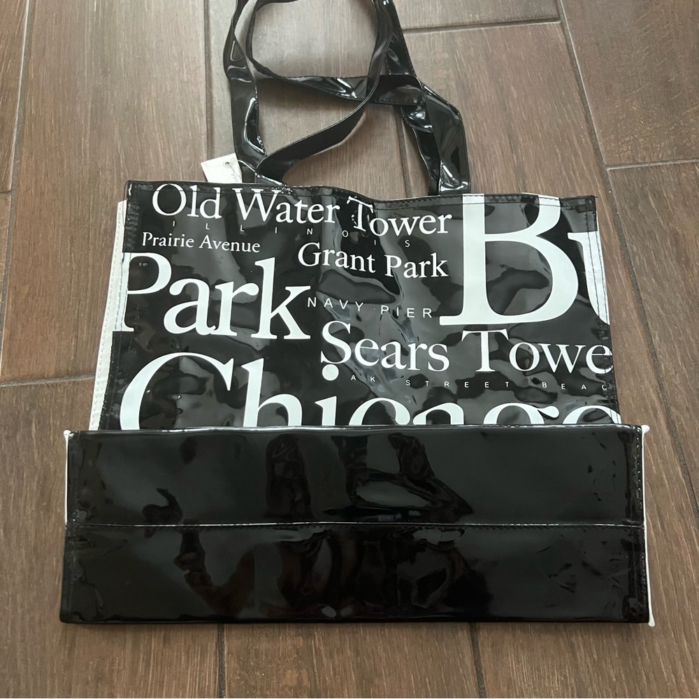 PVC Vinyl Jay Joshua Chicago Tote Bag with Tags; Never Used - Picture 2 of 10